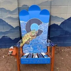 Colorado Flag Bass Hybrid Ski & Snowboard Chair