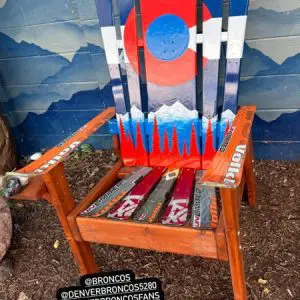 Colorado Football Themed Hybrid Ski/Snowboard Chair
