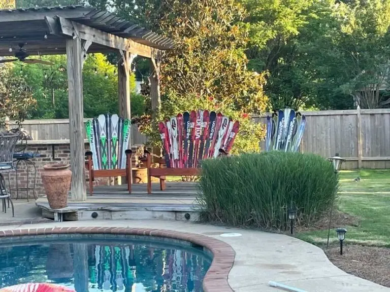 Set of 3 – (2) Ski Chairs & Ski Bench