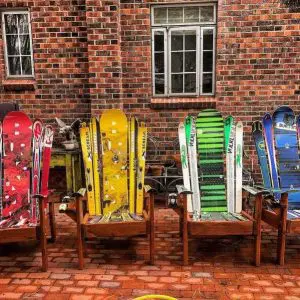 Original Hybrid Snowboard & Ski Chairs - Set of 4