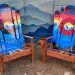 The mountains are calling Colorado hybrid Adirondack ski/snowboard chairs