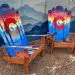 The mountains are calling Colorado hybrid Adirondack ski/snowboard chairs