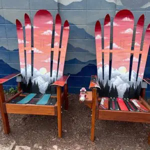 Mountain Sunset Hybrid Chairs - Set of 2