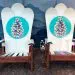 Pinecone mural Adirondack snowboard chairs