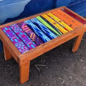 Rainbow Ski Coffee Table - 36"
