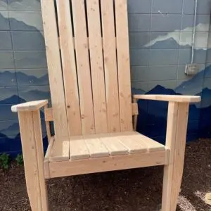 XXL NATURAL LOOK Adirondack Chair - 84"