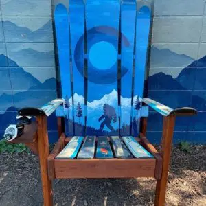Blue Sky Mural Bigfoot Hybrid Chair