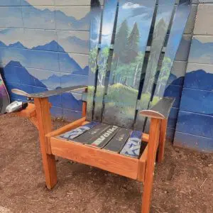 Hybrid Ski & Snowboard Chair - "Summer Thunderstorms"