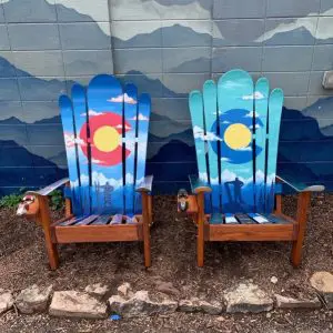 Hybrid Skier & Snowboarder Chairs - Set of 2