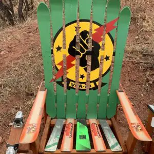 Top Gun inspired - U.S. Navy Fighter Squadron Ski Chair