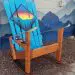 Mountain Night Sky Hybrid Chair