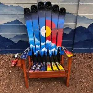 Sunset and Night Sky Mural Chair