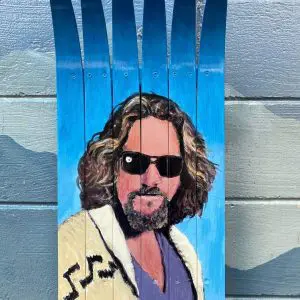Big Lebowski Ski Wall Art