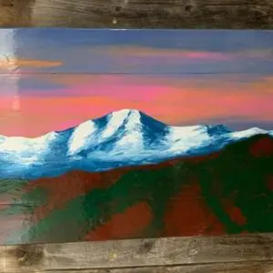 Pikes Peak Garden of the Gods Mural Wall art