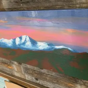 Pikes Peak Garden of the Gods Mural Wall art
