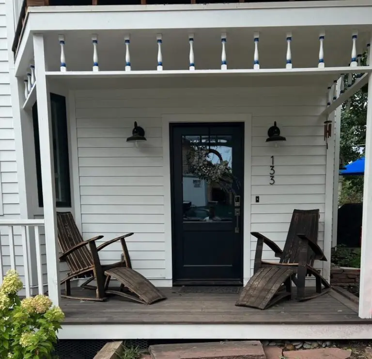 2 Original Oak Whiskey Barrel Adirondack Chairs & 2 Ottomans – Set of 4