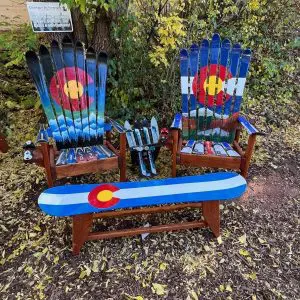 Colorado Set with Chairs, Coffee Table and Side Table - Set of 4