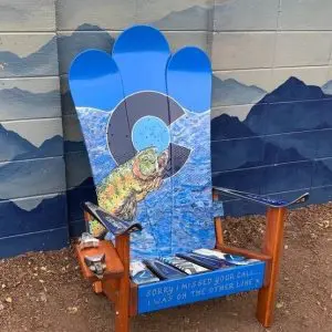 Colorado Flag Bass Hybrid Ski & Snowboard Chair