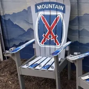 10th Mountain Division Ski Chair