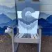 Grey Colorado Flag Ski & Snowboard Rocking Chair