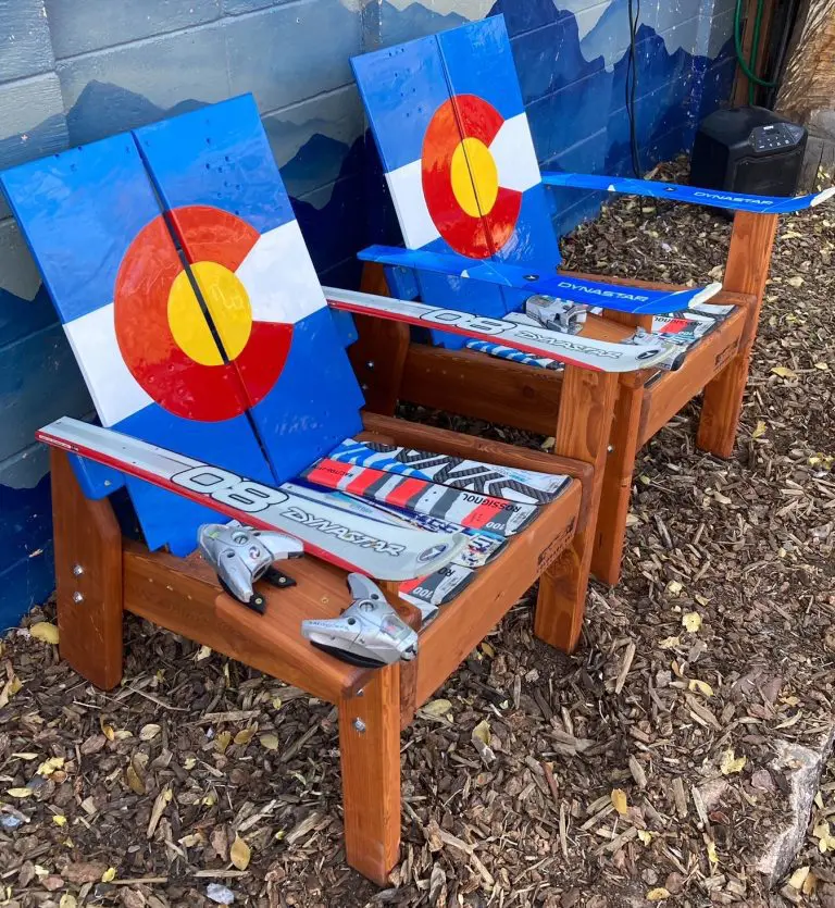 Colorado Flag Alpine Snowboard Chair
