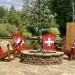 Swiss Adirondack ski chairs