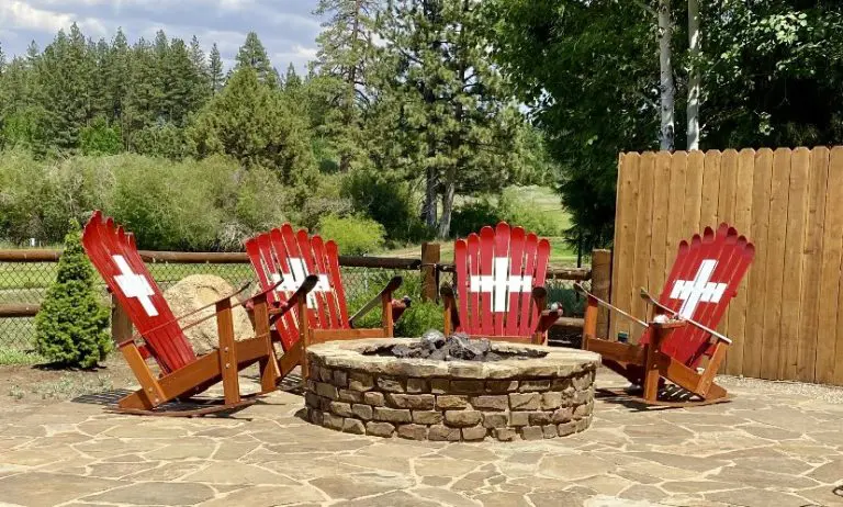 Swiss Adirondack ski chairs