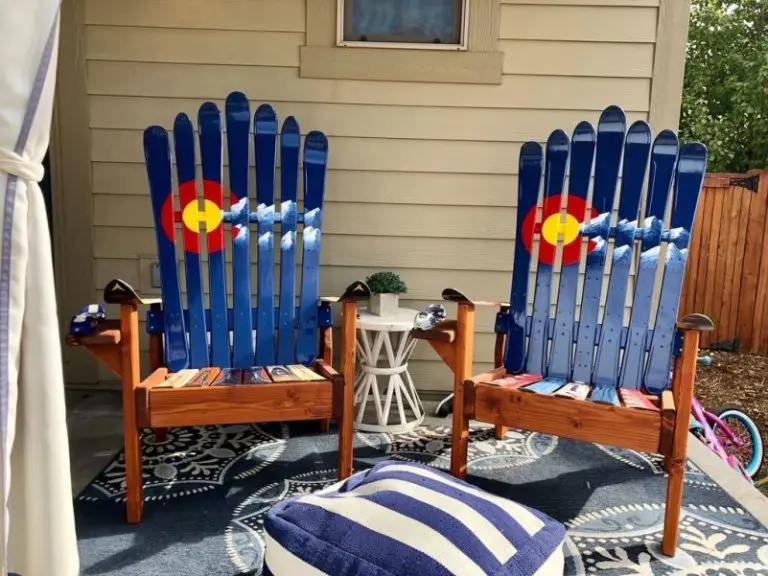 Colorado Flag Mountain Ski Chairs
