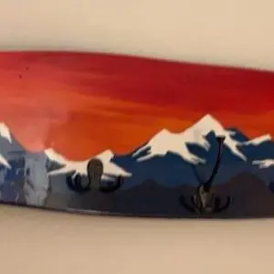 Mountain Board Coat Rack