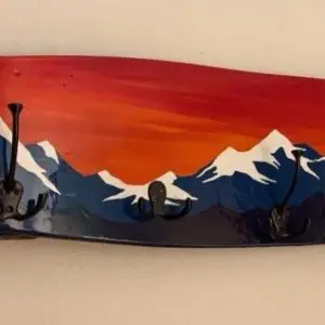 Mountain Board Coat Rack