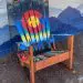 Northern Lights Colorado Ski Rocking Chair