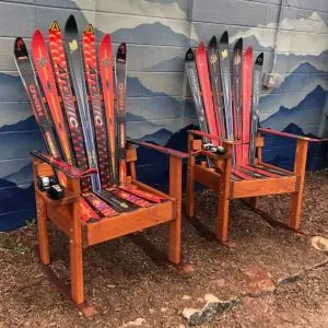 Ski Rocking Chairs - Set of 2