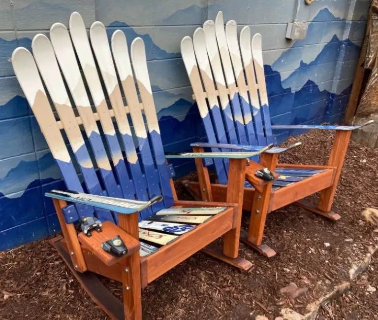 Mystic Mountain Adirondack Ski Chairs