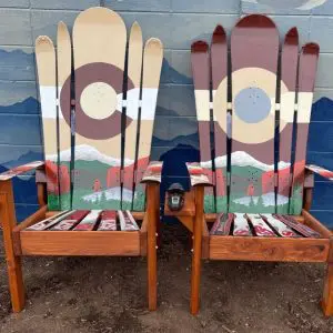 Garden of the Gods Mural Chairs - Set of 2