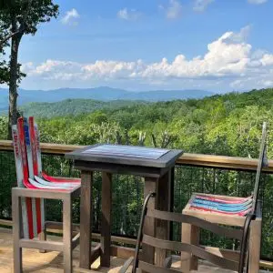 Customizable Ski Bar Stools and Pub Table - Set of 3