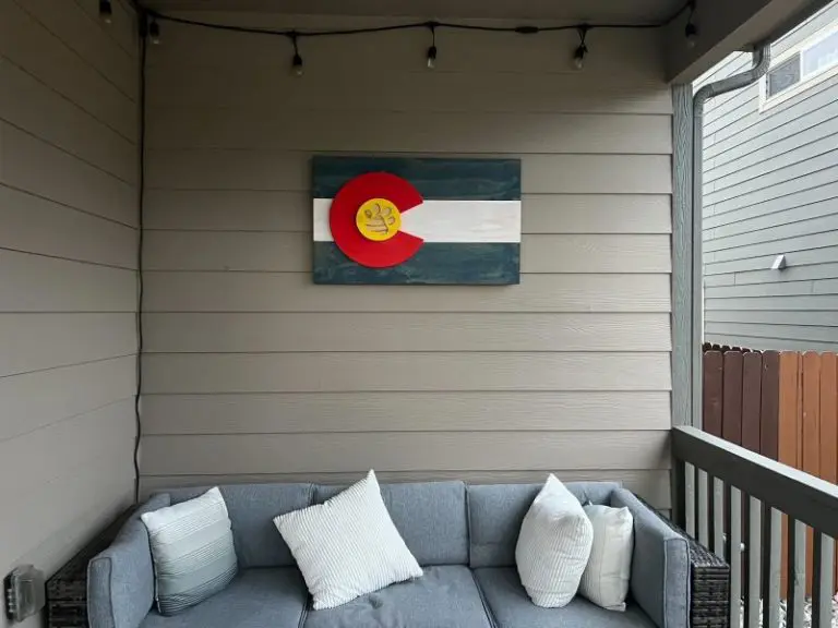 Colorado Dog Paw Wall Flag – 36″