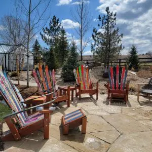 Premium Ski Chairs - Set of 4