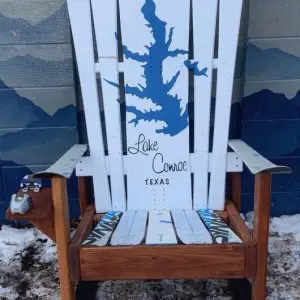 Lake Conroe Hybrid Ski & Snowboard rocking chair