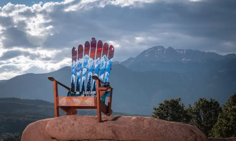 Sunset Mountain Mural Chair