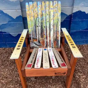 Aspen Forest Mural Alpine Ski Chair