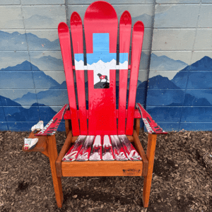 Swiss Mountain Dog Adirondack Ski & Snowboard Chair