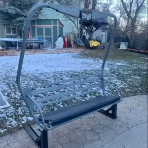 Original 3-Person Lift from Alta Ski Resort, UT (pick any color)