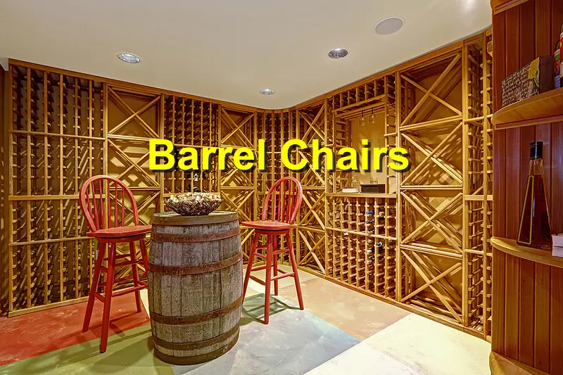 barrel chairs