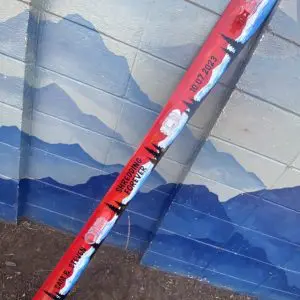 CUSTOM Sunset/Blue Sky Mural Original Party Ski with your lettering