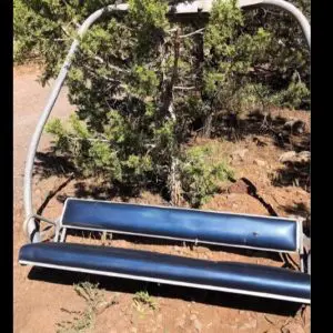 Original 3-Person Lift from Powderhorn Ski Resort, CO (pick any color)