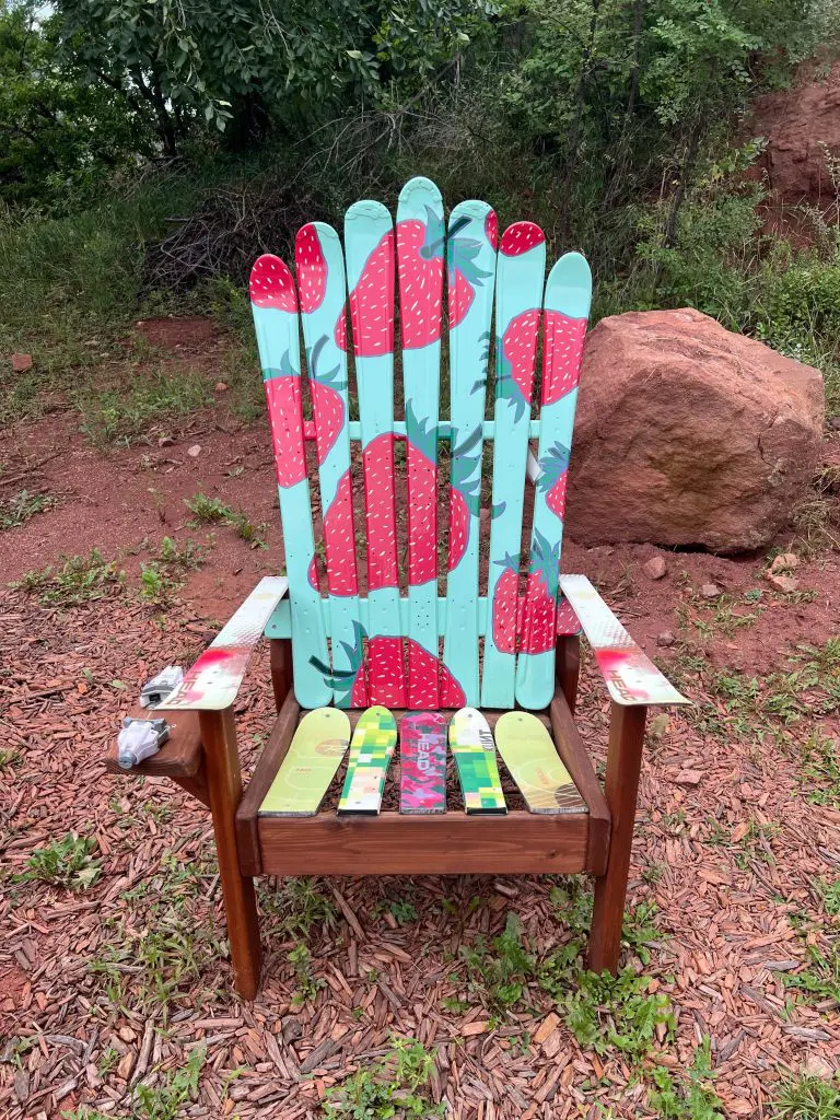 Strawberry Fields Forever Ski Chair