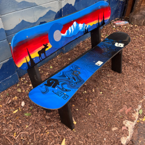 Sunset in Colorado Moose Adventure SB Bench