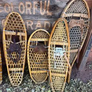 Antique Oval-Shaped Vintage Snowshoes