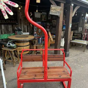 ONLY 2 LEFT - Original Ski Chairlift Bench/Swing from Whistler BC