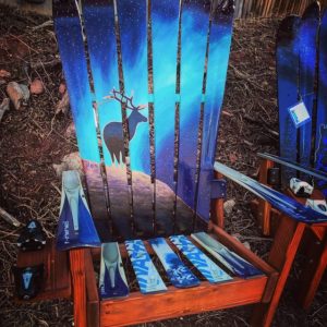 Elk Northern Lights Adirondack Ski Chair